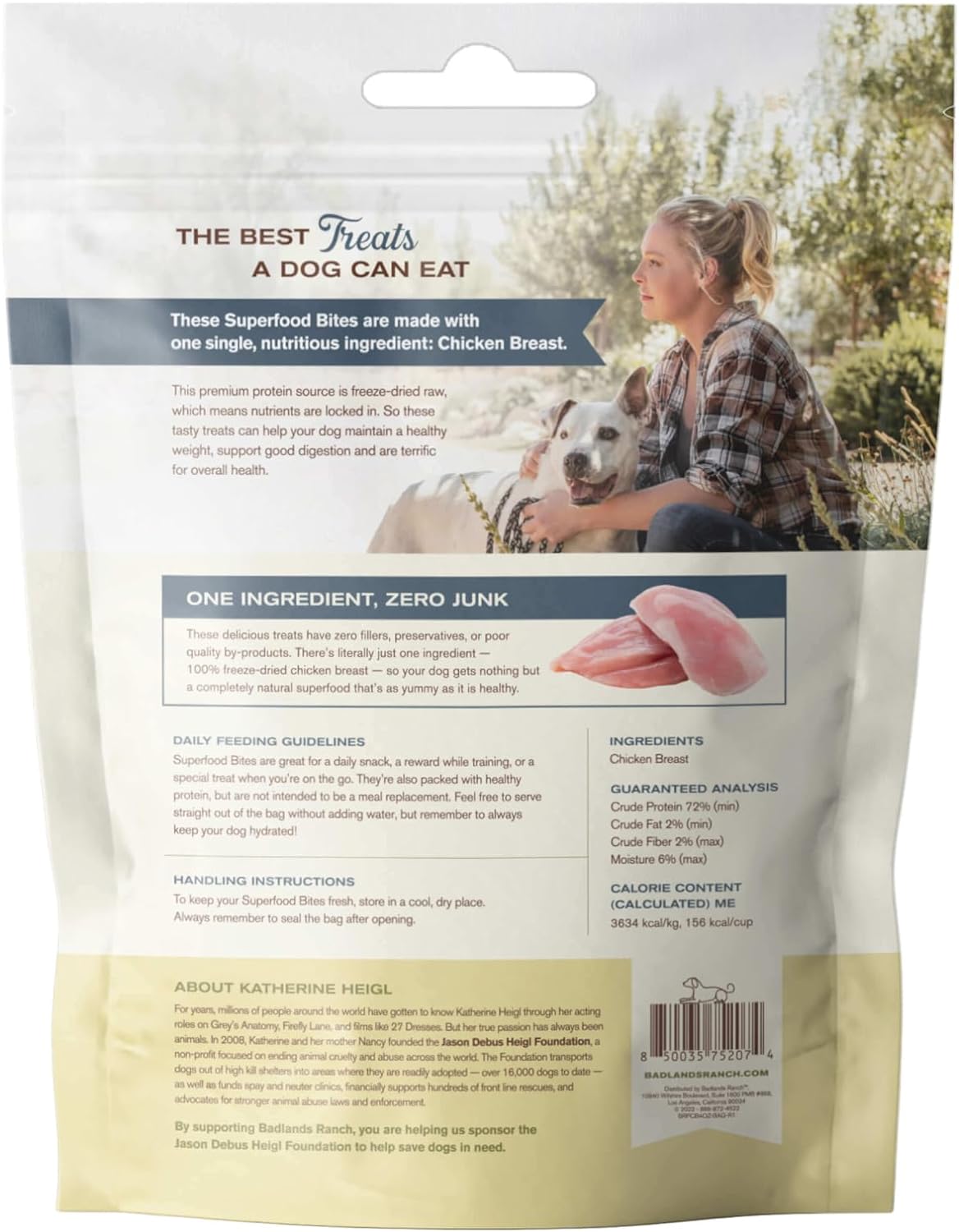 by Katherine Heigl- Superfood Bite, Freeze-Dried Raw Dog Treats – Protein  Rich, Train & Reward, Traceable Single Ingredient (Chicken Breast) – Red  Jade Boutique